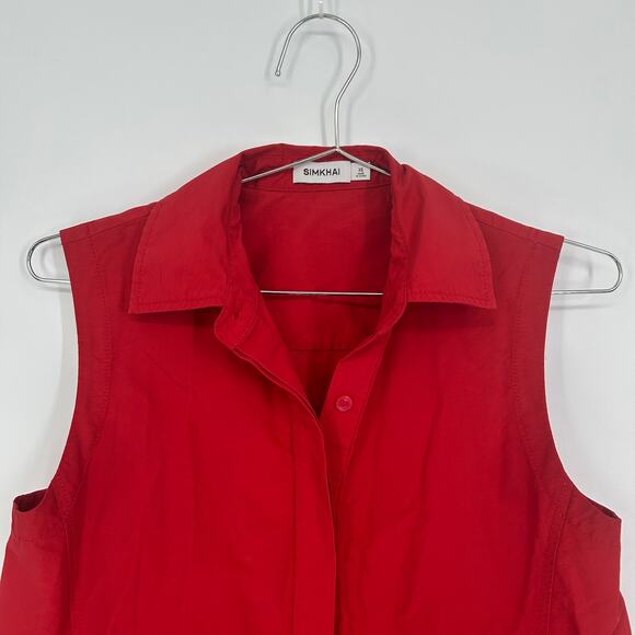 SIMKHAI Maggy Pleated Mini Dress XS – Breezy + Chic - Picture 4 of 7